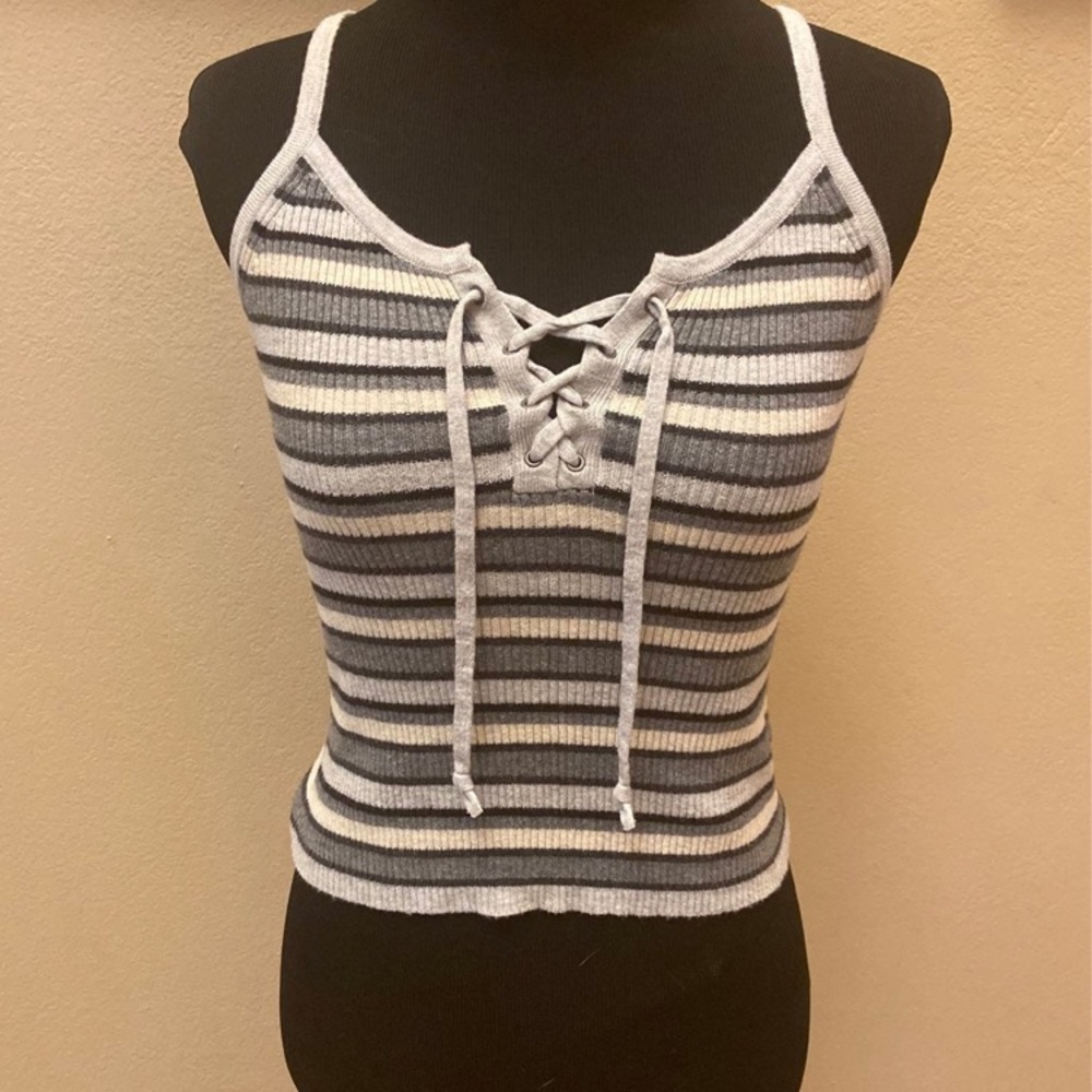 American Eagle Lace Up Tank